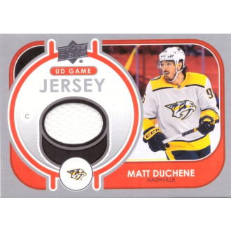 Jersey karty - Duchene Matt - 2021-22 Upper Deck Game Jersey white No.GJ-MD