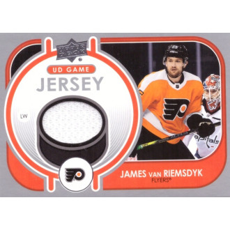 Jersey karty - van Riemsdyk James - 2021-22 Upper Deck Game Jersey white No.GJ-VA