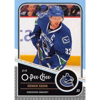 Řadové karty - Sedin Henrik - 2011-12 O-Pee-Chee No.24