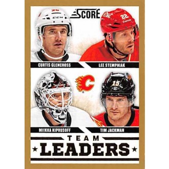 Paralelní karty - Glencross Curtis, Stempniak Lee, Kiprusoff Miikka, Jackman Tim - 2013-14 Score Gold No.554