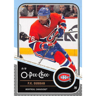 Řadové karty - Subban P.K. - 2011-12 O-Pee-Chee No.126