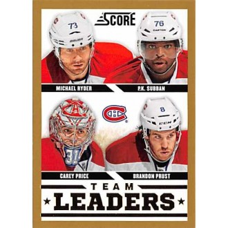 Paralelní karty - Price Carey, Ryder Michael, Subban P.K., Prust Brandon - 2013-14 Score Gold No.565