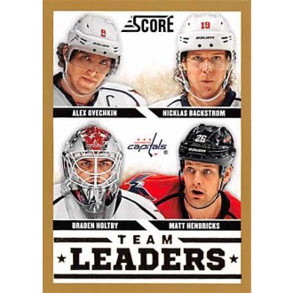 Paralelní karty - Holtby Braden, Ovechkin Alex, Backstrom Nicklas, Hendricks Matt - 2013-14 Score Gold No.579
