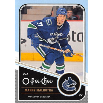 Řadové karty - Malhotra Manny - 2011-12 O-Pee-Chee No.262