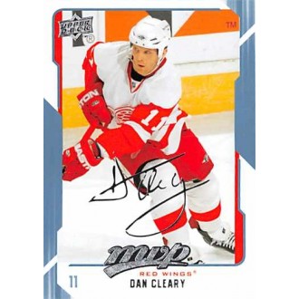 Řadové karty - Cleary Dan - 2008-09 MVP No.110