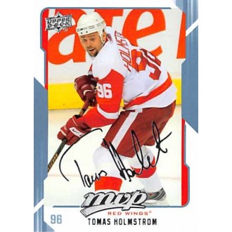 Řadové karty - Holmstrom Tomas - 2008-09 MVP No.111