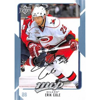 Řadové karty - Cole Erik - 2008-09 MVP No.114