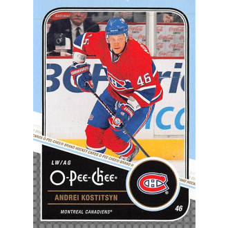 Řadové karty - Kostitsyn Andrei - 2011-12 O-Pee-Chee No.428