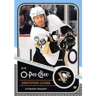 Řadové karty - Letang Kris - 2011-12 O-Pee-Chee No.484