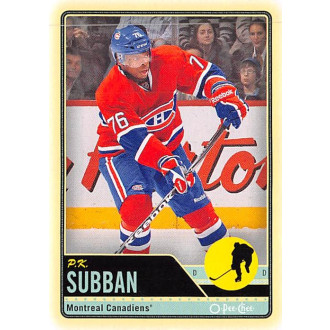 Řadové karty - Subban P.K. - 2012-13 O-Pee-Chee No.71