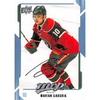 Řadové karty - Gáborík Marián - 2008-09 MVP No.142
