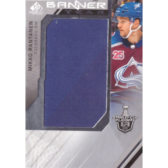 Jersey karty - Rantanen Mikko - 2021-22 SP Game Used 2021 NHL Stanley Cup Playoffs Banner Year Relics blue No.BYSC-MR