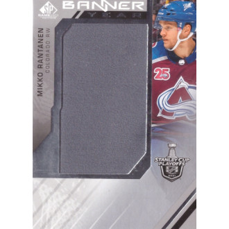 Jersey karty - Rantanen Mikko - 2021-22 SP Game Used 2021 NHL Stanley Cup Playoffs Banner Year Relics grey No.BYSC-MR