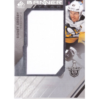 Jersey karty - Crosby Sidney - 2021-22 SP Game Used 2021 NHL Stanley Cup Playoffs Banner Year Relics white No.BYSC-SC