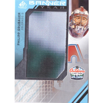 Jersey karty - Grubauer Philipp - 2021-22 SP Game Used 2021 NHL Lake Tahoe Games Banner Year Relics No.BYLT-PG