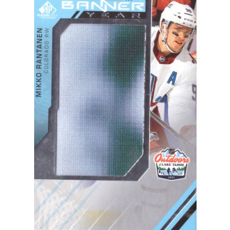 Jersey karty - Rantanen Mikko - 2021-22 SP Game Used 2021 NHL Lake Tahoe Games Banner Year Relics white-green No.BYLT-MR