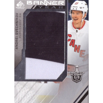 Jersey karty - Svechnikov Andrei - 2021-22 SP Game Used 2021 NHL Stanley Cup Playoffs Banner Year Relics black-white No.BYSC-AS
