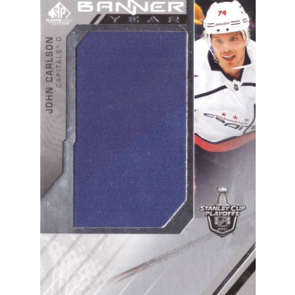 Jersey karty - Carlson John - 2021-22 SP Game Used 2021 NHL Stanley Cup Playoffs Banner Year Relics No.BYSC-JC