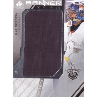 Jersey karty - Sorokin Ilya - 2021-22 SP Game Used 2021 NHL Stanley Cup Playoffs Banner Year Relics No.BYSC-IS