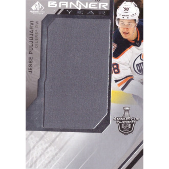 Jersey karty - Puljujarvi Jesse - 2021-22 SP Game Used 2021 NHL Stanley Cup Playoffs Banner Year Relics No.BYSC-PU