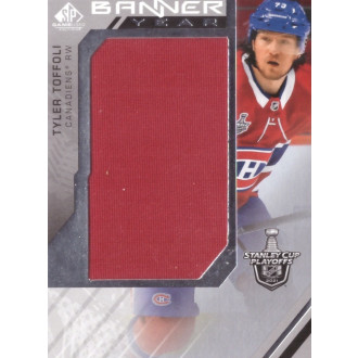 Jersey karty - Toffoli Tyler - 2021-22 SP Game Used 2021 NHL Stanley Cup Playoffs Banner Year Relics No.BYSC-TT