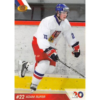 Extraliga OFS - Rufer Adam - 2010-11 OFS Reprezentace ČR-20 No.2