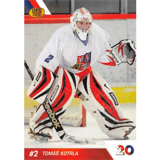 Extraliga OFS - Kotrla Tomáš - 2010-11 OFS Reprezentace ČR-20 No.22