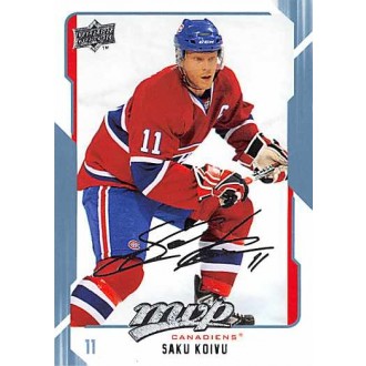 Řadové karty - Koivu Saku - 2008-09 MVP No.155
