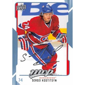 Řadové karty - Kostitsyn Sergei - 2008-09 MVP No.157