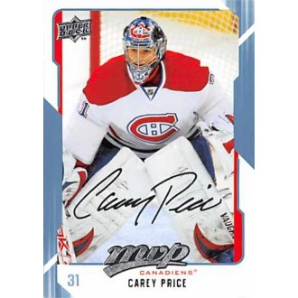 Řadové karty - Price Carey - 2008-09 MVP No.159