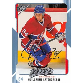 Řadové karty - Latendresse Guillaume - 2008-09 MVP No.161