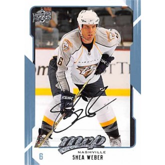 Řadové karty - Weber Shea - 2008-09 MVP No.165