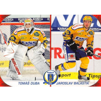 Extraliga OFS - Duba Tomáš, Balaštík Jaroslav - 2010-11 OFS Klubová karta No.8