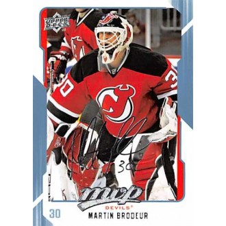 Řadové karty - Brodeur Martin - 2008-09 MVP No.175