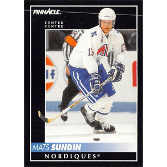 Řadové karty - Sundin Mats - 1992-93 Pinnacle Canadian No.90