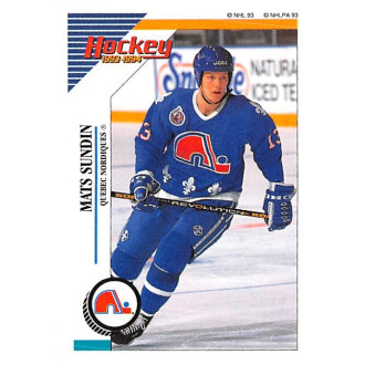 Řadové karty - Sundin Mats - 1993-94 Panini Stickers No.68