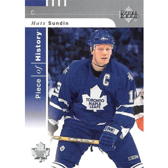 Řadové karty - Sundin Mats - 2002-03 Piece of History No.83