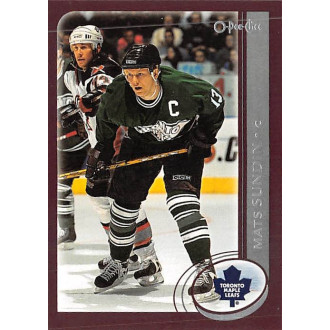 Řadové karty - Sundin Mats - 2002-03 O-Pee-Chee No.29