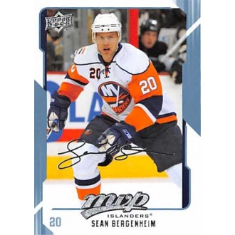 Řadové karty - Bergenheim Sean - 2008-09 MVP No.187