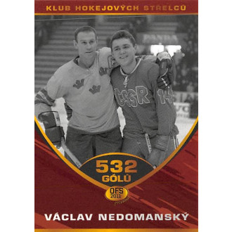 Extraliga OFS - Nedomanský Václav - 2010-11 OFS 2011 Premium Klub hokejových střelců silver No.3