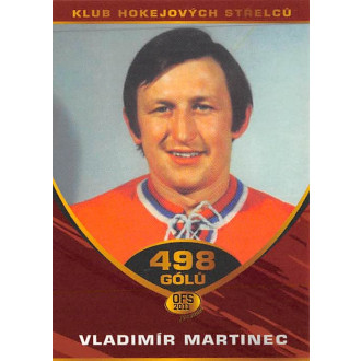 Extraliga OFS - Martinec Vladimír - 2010-11 OFS 2011 Premium Klub hokejových střelců silver No.4