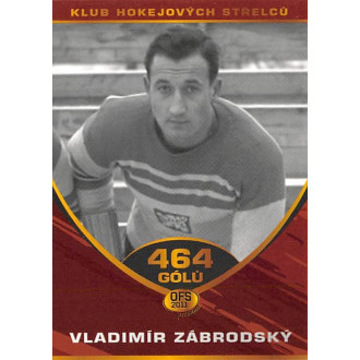 Extraliga OFS - Zábrodský Vladimír - 2010-11 OFS 2011 Premium Klub hokejových střelců silver No.7