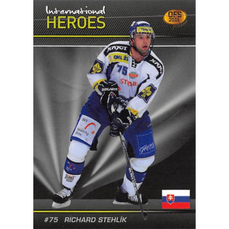 Extraliga OFS - Stehlík Richard - 2010-11 OFS 2011 Premium International Heroes blue No.4