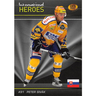 Extraliga OFS - Sivák Peter - 2010-11 OFS 2011 Premium International Heroes red No.1