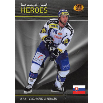 Extraliga OFS - Stehlík Richard - 2010-11 OFS 2011 Premium International Heroes red No.4