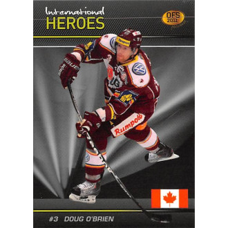 Extraliga OFS - O´Brien Doug - 2010-11 OFS 2011 Premium International Heroes red No.7