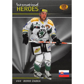 Extraliga OFS - Žabka Boris - 2010-11 OFS 2011 Premium International Heroes silver No.8