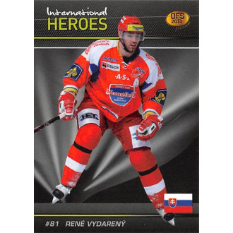 Extraliga OFS - Vydarený René - 2010-11 OFS 2011 Premium International Heroes silver No.9