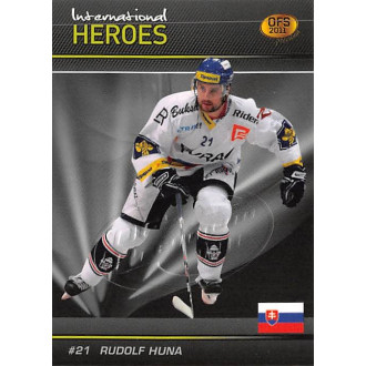 Extraliga OFS - Huna Rudolf - 2010-11 OFS 2011 Premium International Heroes gold No.5