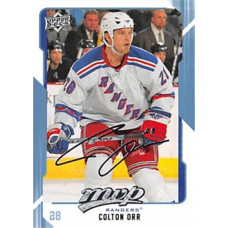 Řadové karty - Orr Colton - 2008-09 MVP No.197